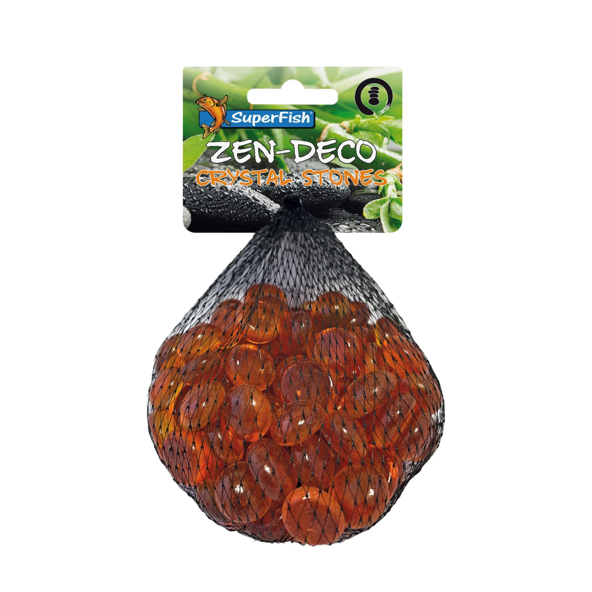 SuperFish Zen crystal stones oranje