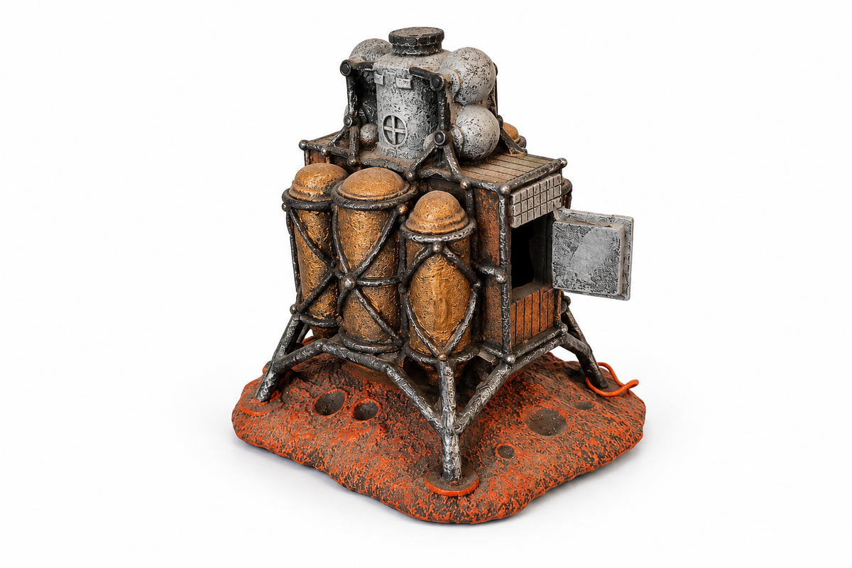 steampunk fabriek aquarium decoratie